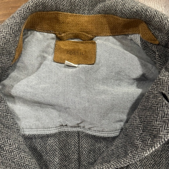 Fossil wool button up coat size M - Picture 3 of 8